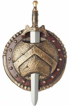 Spartan Combat Shield And Sword Accessory