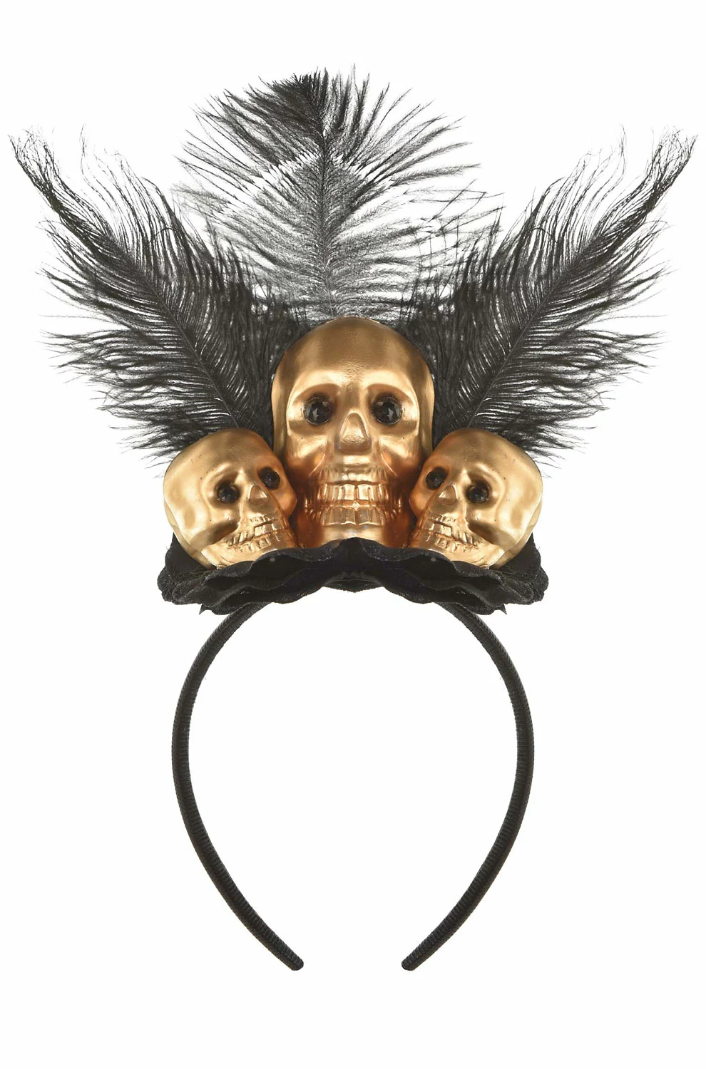 Golden Skeleton Headband