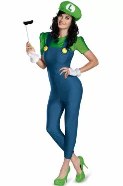Luigi Female Deluxe Adult Costume
