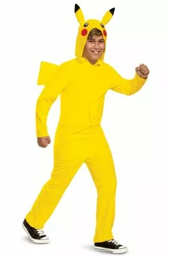 Pikachu Hooded Jumpsuit Classic Child Costume