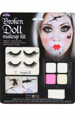Broken Doll Face Make-Up Kit