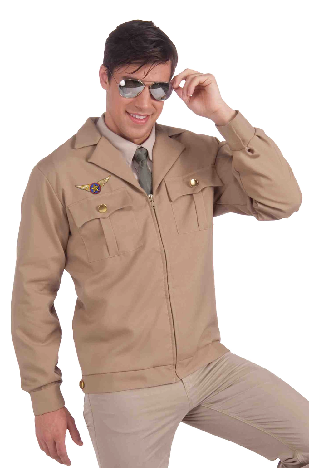 Fighter Jet Pilot Jacket Adult Costume (XL)