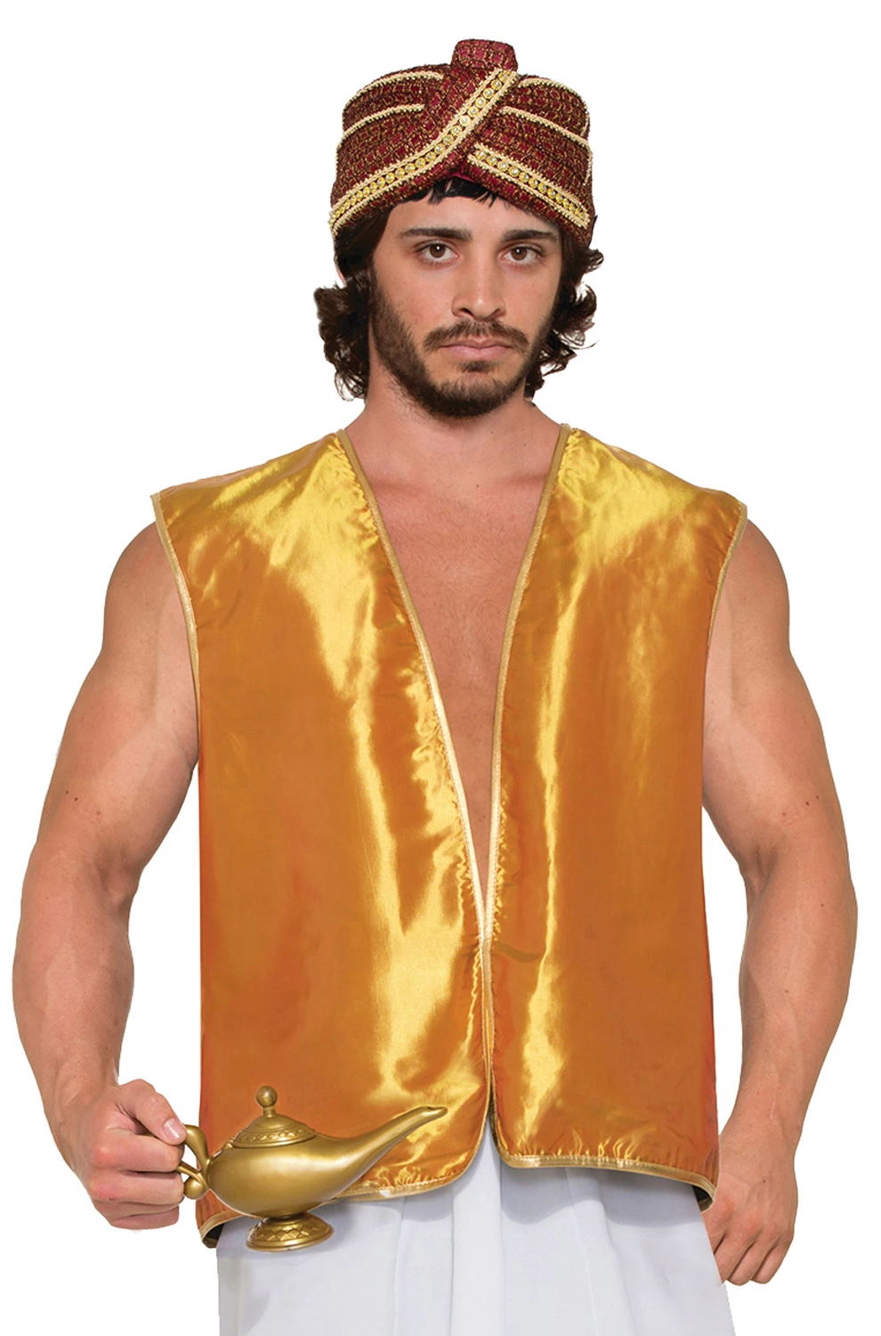 Sultan Vest Adult Costume (Gold)