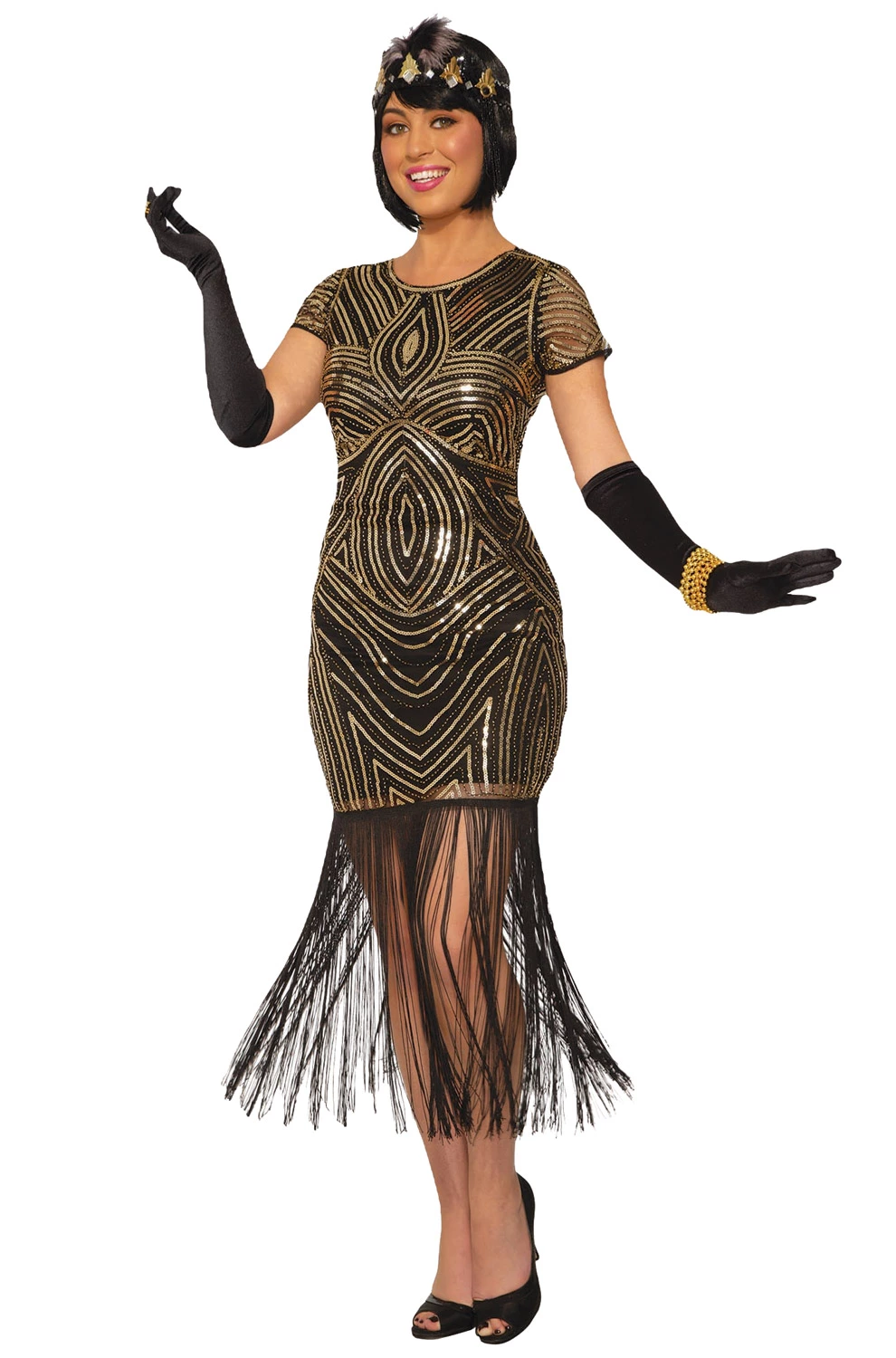 Art Deco Flapper Adult Costume (M/L)