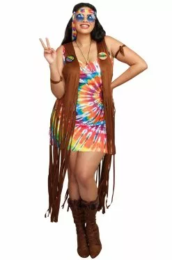 Hippie Hottie Plus Size Costume