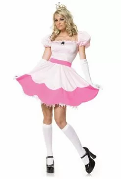 Peach Princess Adult Costume