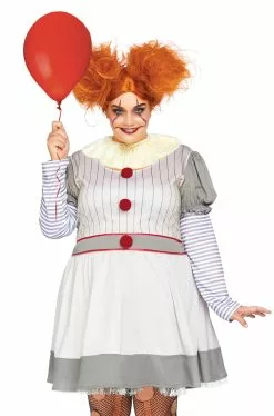 Creepy Clown Plus Size Costume