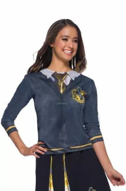 Hufflepuff Printed Top Adult Costume